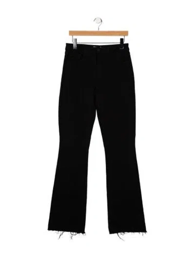 Pre-owned L'agence High-rise Flared Jeans In Black
