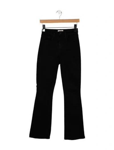 Pre-owned L'agence High-rise Flared Jeans In Black