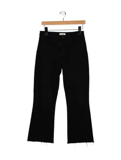 Pre-owned L'agence High-rise Flared Jeans In Black