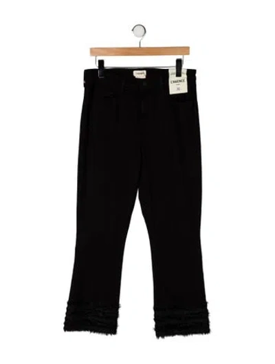Pre-owned L'agence High-rise Flared Jeans In Black