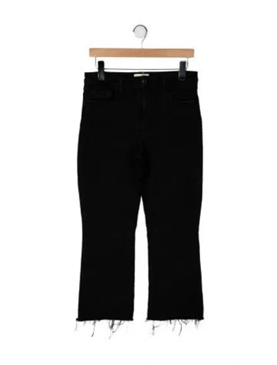 Pre-owned L'agence High-rise Flared Jeans In Black
