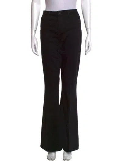 Pre-owned L'agence High-rise Flared Jeans In Black