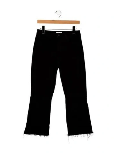 Pre-owned L'agence High-rise Flared Jeans In Black