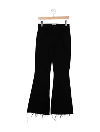 Pre-owned L'agence High-rise Flared Jeans In Black
