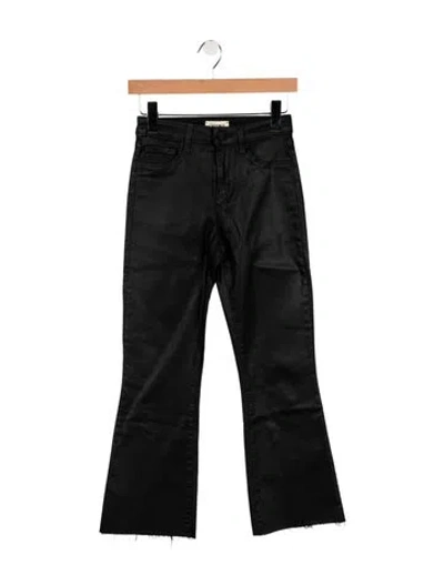 Pre-owned L'agence High-rise Flared Jeans In Black