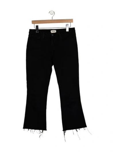 Pre-owned L'agence High-rise Flared Jeans In Black