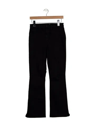 Pre-owned L'agence High-rise Flared Jeans In Black