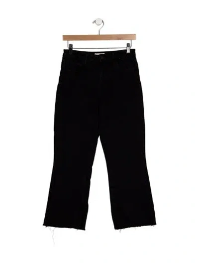 Pre-owned L'agence High-rise Flared Jeans In Black