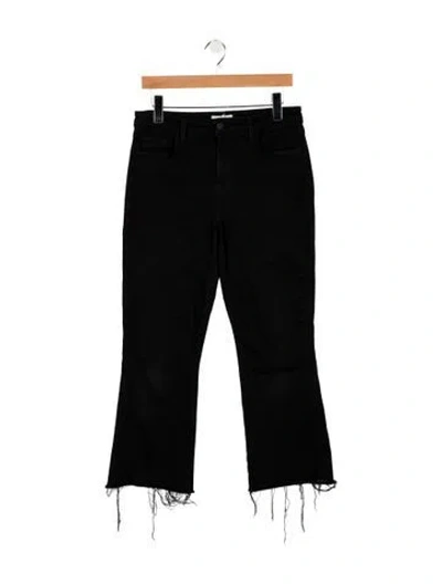 Pre-owned L'agence High-rise Flared Jeans In Black