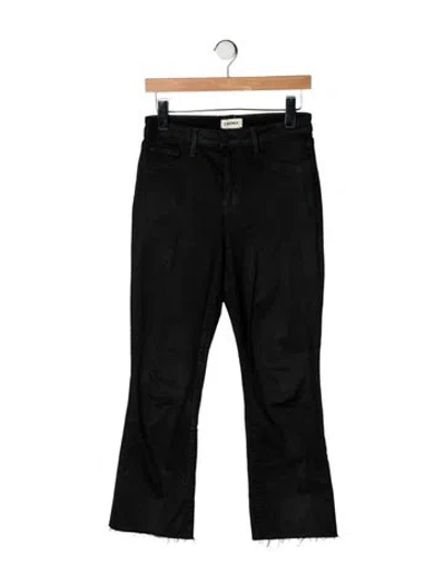 Pre-owned L'agence High-rise Flared Jeans In Black
