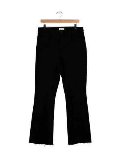Pre-owned L'agence High-rise Flared Jeans In Black
