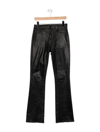 Pre-owned L'agence High-rise Flared Jeans In Black