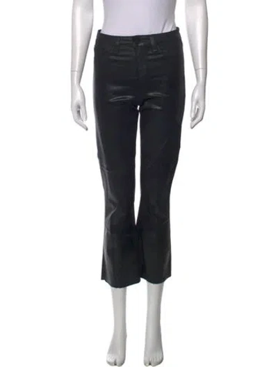 Pre-owned L'agence High-rise Flared Jeans In Black