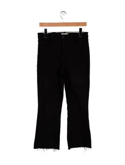 Pre-owned L'agence High-rise Flared Jeans In Black
