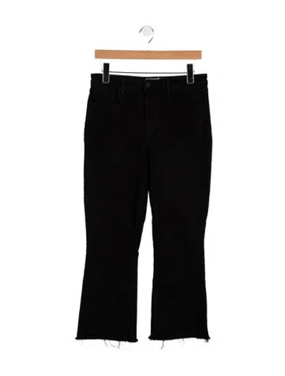 Pre-owned L'agence High-rise Flared Jeans In Black