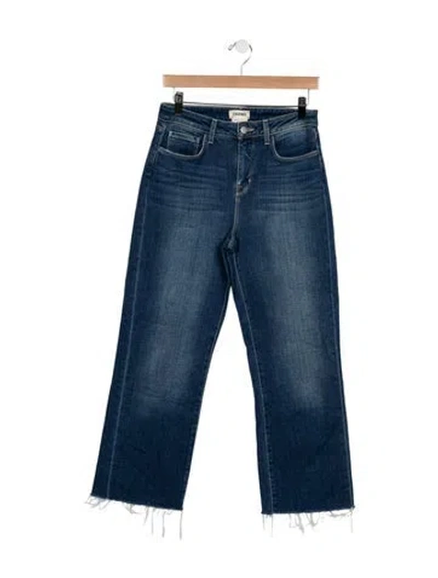 Pre-owned L'agence High-rise Flared Jeans In Black