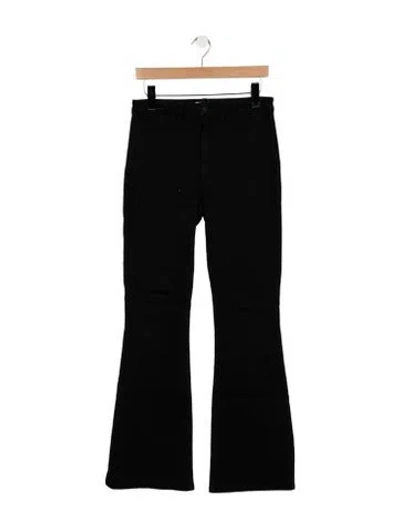 Pre-owned L'agence High-rise Flared Jeans In Black