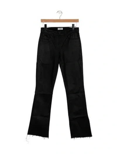 Pre-owned L'agence High-rise Flared Jeans In Black