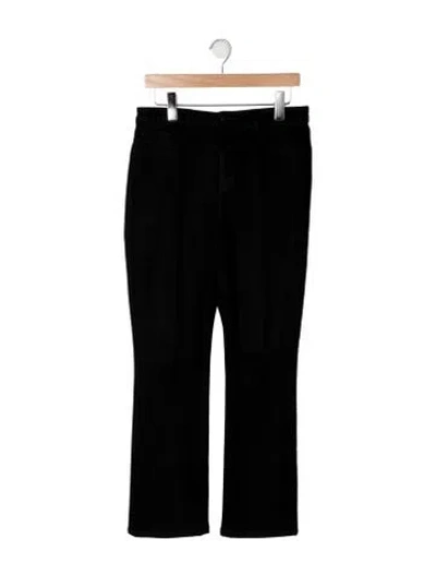 Pre-owned L'agence High-rise Flared Jeans In Black