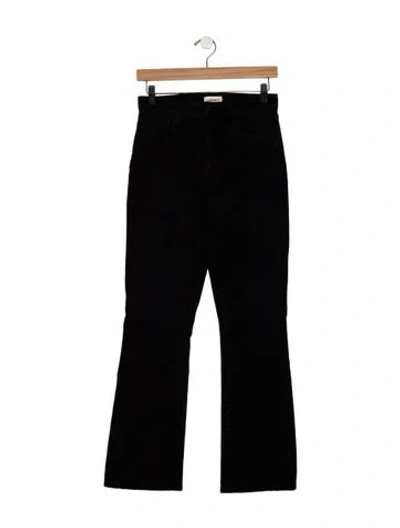 Pre-owned L'agence High-rise Flared Jeans In Black