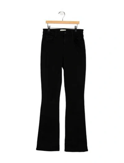 Pre-owned L'agence High-rise Flared Jeans In Black