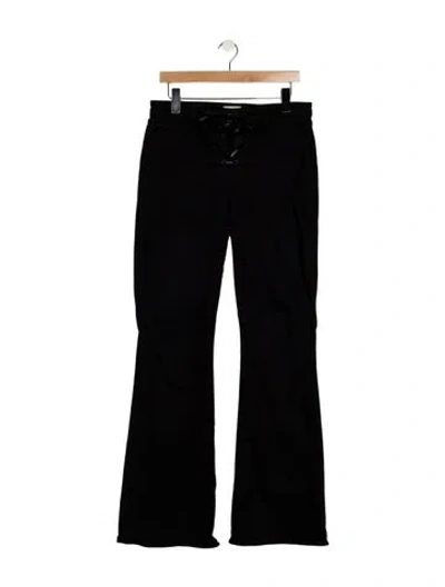 Pre-owned L'agence High-rise Flared Jeans In Black
