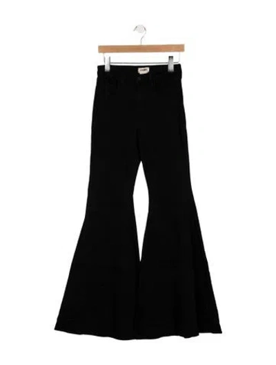 Pre-owned L'agence High-rise Flared Jeans In Black