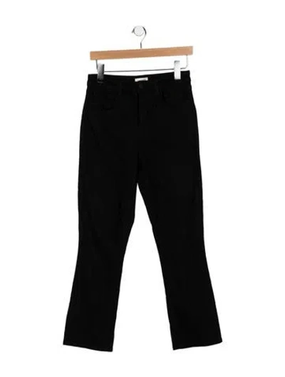 Pre-owned L'agence High-rise Flared Jeans In Black