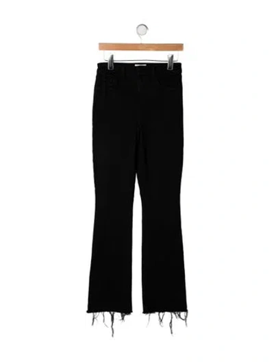 Pre-owned L'agence High-rise Flared Jeans In Black