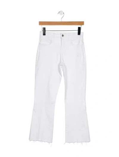 Pre-owned L'agence High-rise Flared Jeans In Blue