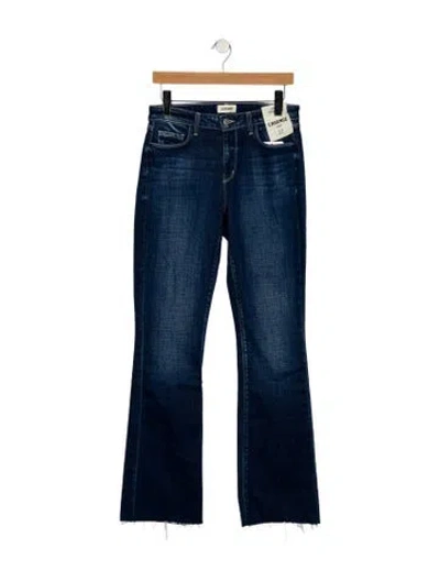 Pre-owned L'agence High-rise Flared Jeans In Blue