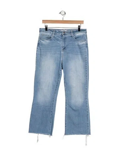 Pre-owned L'agence High-rise Flared Jeans In Blue