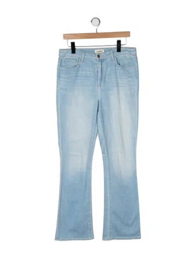 Pre-owned L'agence High-rise Flared Jeans In Blue