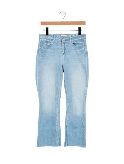 Pre-owned L'agence High-rise Flared Jeans In Blue