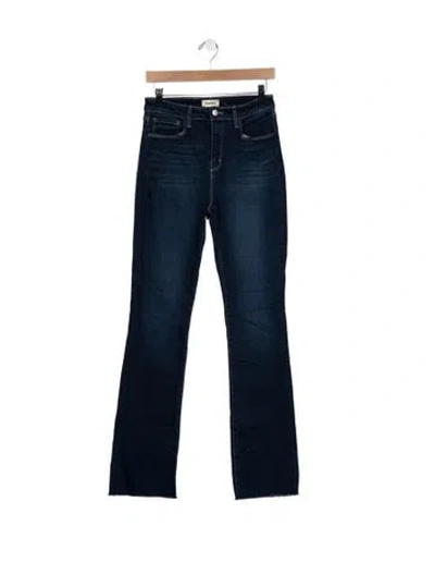Pre-owned L'agence High-rise Flared Jeans In Blue