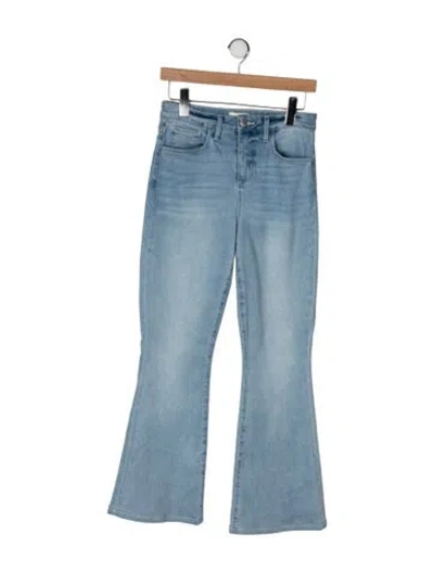 Pre-owned L'agence High-rise Flared Jeans In Blue