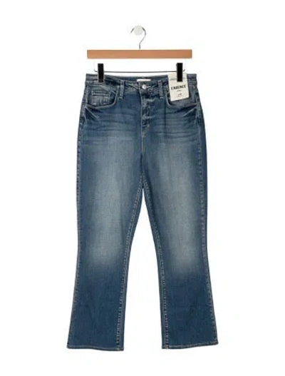 Pre-owned L'agence High-rise Flared Jeans In Blue