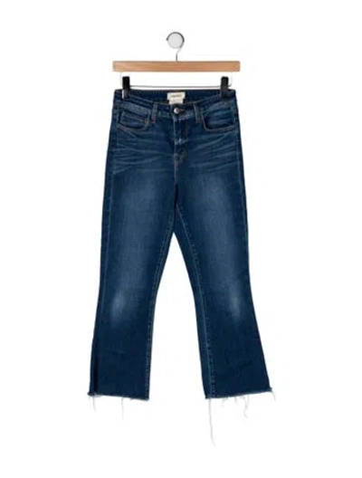 Pre-owned L'agence High-rise Flared Jeans In Blue