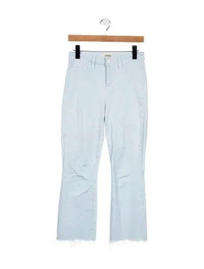 Pre-owned L'agence High-rise Flared Jeans In Blue