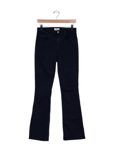 Pre-owned L'agence High-rise Flared Jeans In Blue