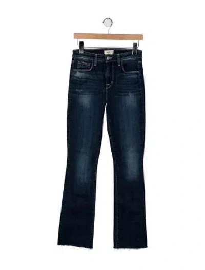 Pre-owned L'agence High-rise Flared Jeans In Blue
