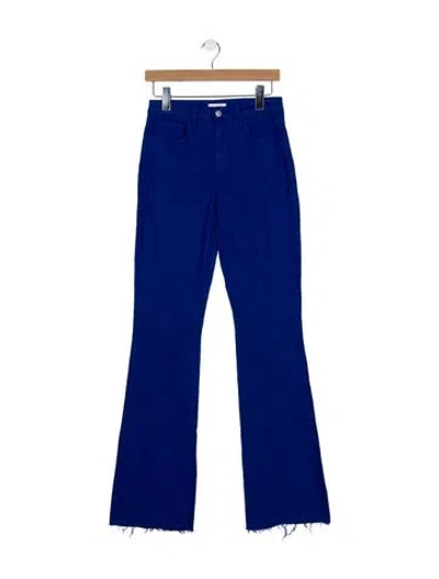 Pre-owned L'agence High-rise Flared Jeans In Blue