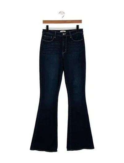 Pre-owned L'agence High-rise Flared Jeans In Blue