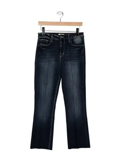 Pre-owned L'agence High-rise Flared Jeans In Blue