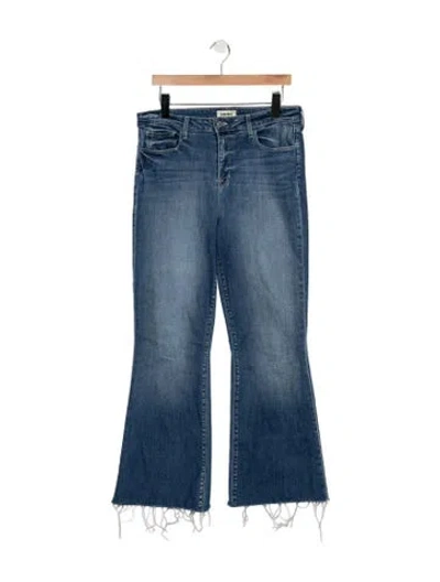 Pre-owned L'agence High-rise Flared Jeans In Blue
