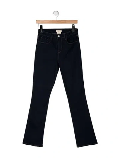 Pre-owned L'agence High-rise Flared Jeans In Blue