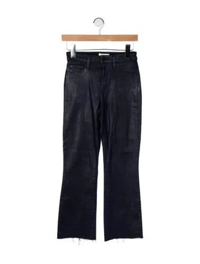 Pre-owned L'agence High-rise Flared Jeans In Blue