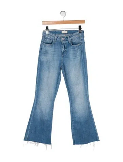 Pre-owned L'agence High-rise Flared Jeans In Blue