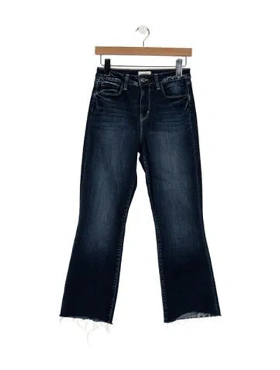 Pre-owned L'agence High-rise Flared Jeans In Blue