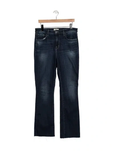 Pre-owned L'agence High-rise Flared Jeans In Blue